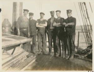 Image: Part of crew of S.S. Roosevelt